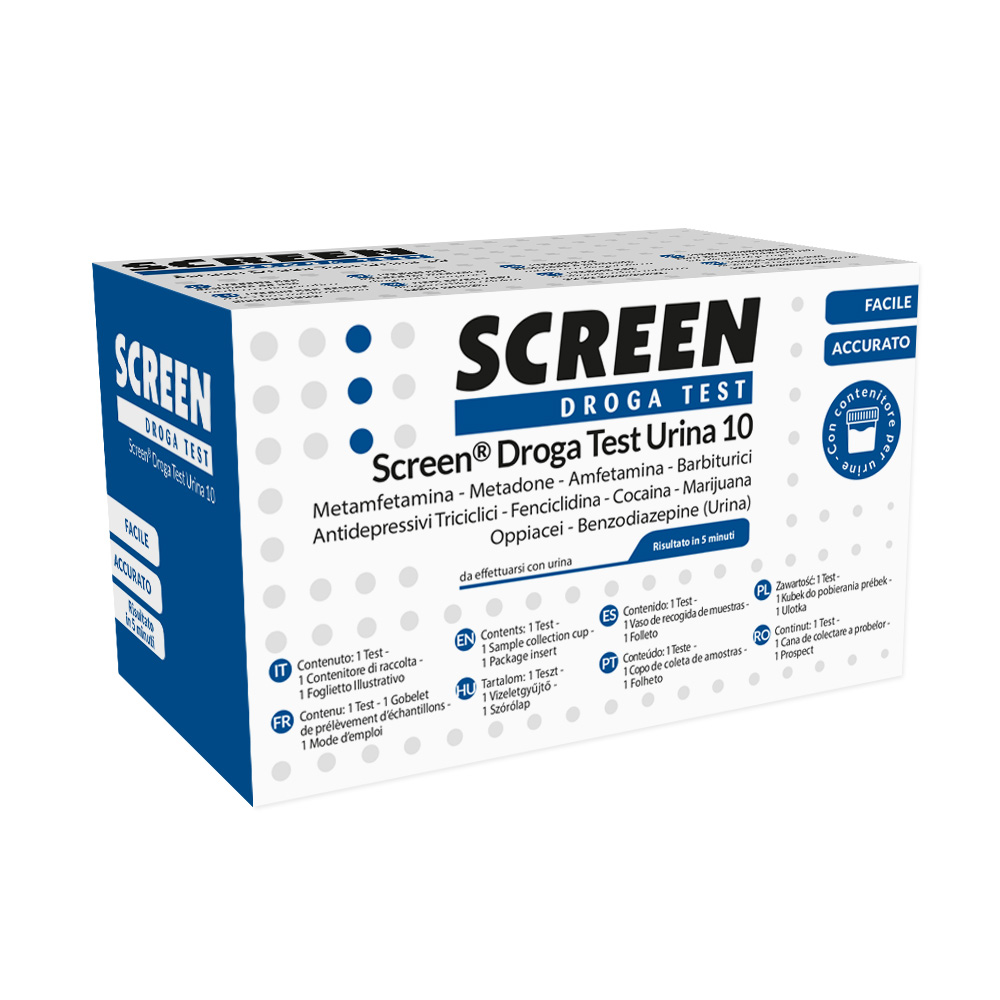 droga test 10 sostanze