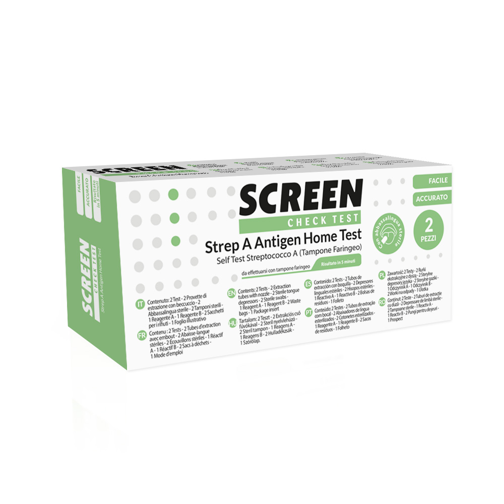 Test Rapido streptococco Farmacia 2pz