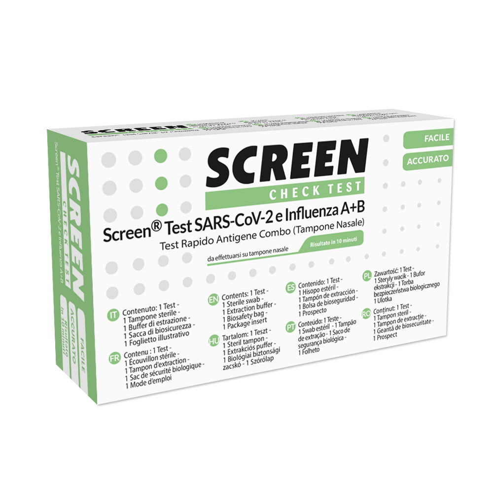 Test Rapido Covid influenza A-B Farmacia